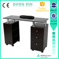 black manicure table for spa